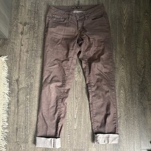 Kara Jean. Prana. Brown. Size 0/25. Regular inseam.